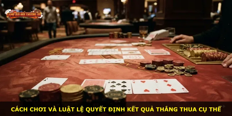 Cách chơi và luật lệ quyết định kết quả thắng thua cụ thể