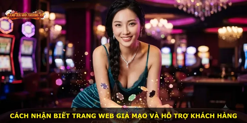 Cách nhận biết trang web giả mạo và hỗ trợ khách hàng