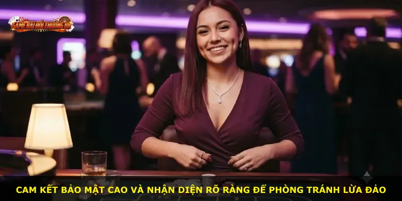 Cam kết bảo mật cao và nhận diện rõ ràng để phòng tránh lừa đảo