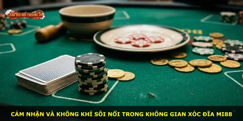 Cảm nhận và không khí sôi nổi trong không gian xóc đĩa MI88