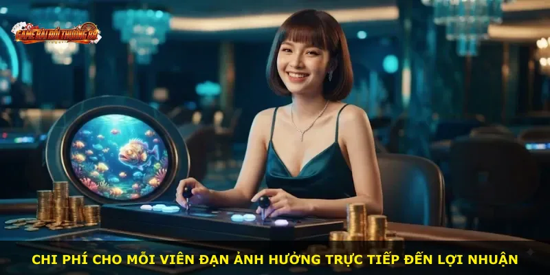 Chi phí cho mỗi viên đạn ảnh hưởng trực tiếp đến lợi nhuận