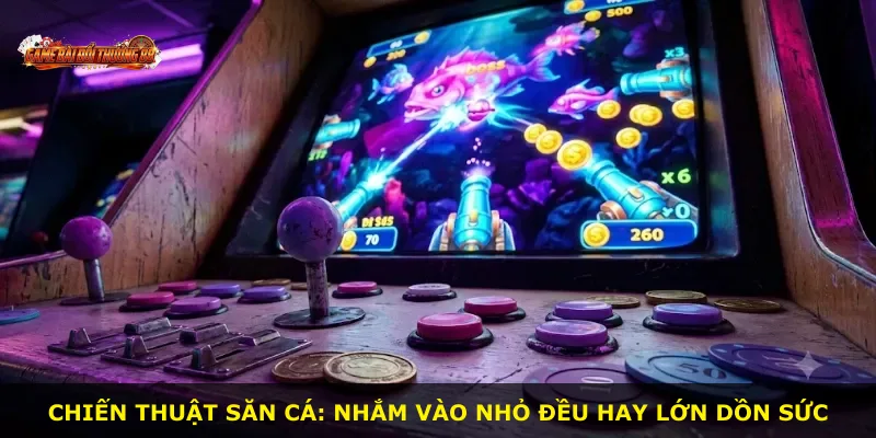 Chiến thuật săn cá: nhắm vào nhỏ đều hay lớn dồn sức