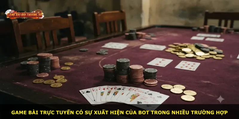 Game bài trực tuyến có sự xuất hiện của bot trong nhiều trường hợp