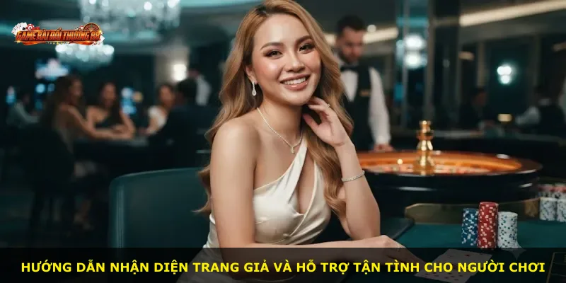 Hướng dẫn nhận diện trang giả và hỗ trợ tận tình cho người chơi