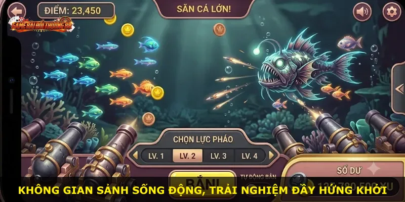 Không gian sảnh sống động, trải nghiệm đầy hứng khởi