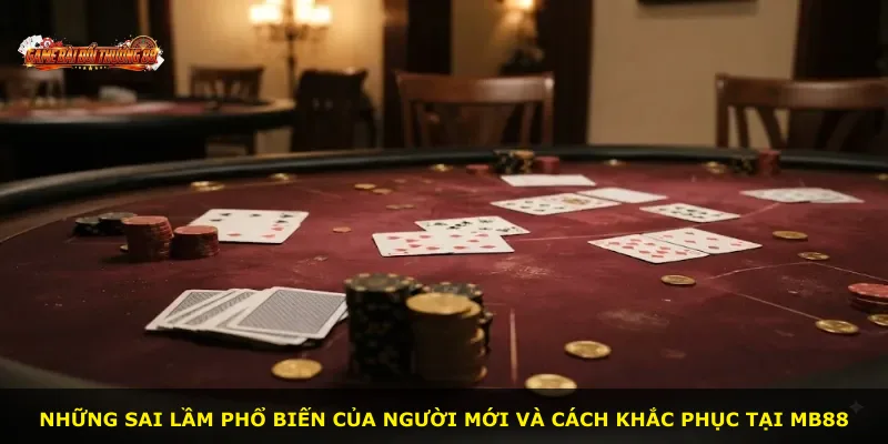 Những sai lầm phổ biến của người mới và cách khắc phục tại MB88