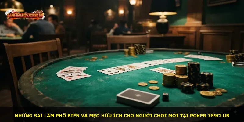 Những sai lầm phổ biến và mẹo hữu ích cho người chơi mới tại Poker 789CLUB