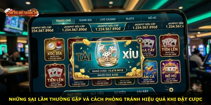 Những sai lầm thường gặp và cách phòng tránh hiệu quả khi đặt cược