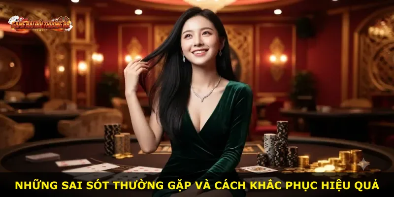Những sai sót thường gặp và cách khắc phục hiệu quả