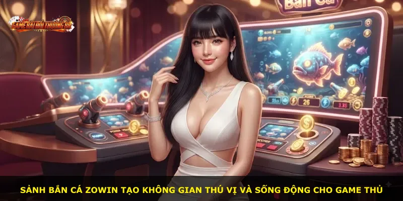 Sảnh Bắn Cá ZOWIN tạo không gian thú vị và sống động cho game thủ