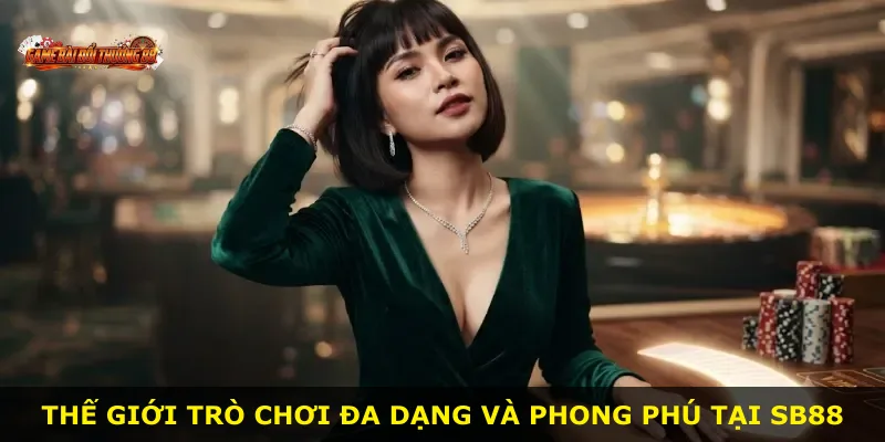 Thế giới trò chơi đa dạng và phong phú tại SB88