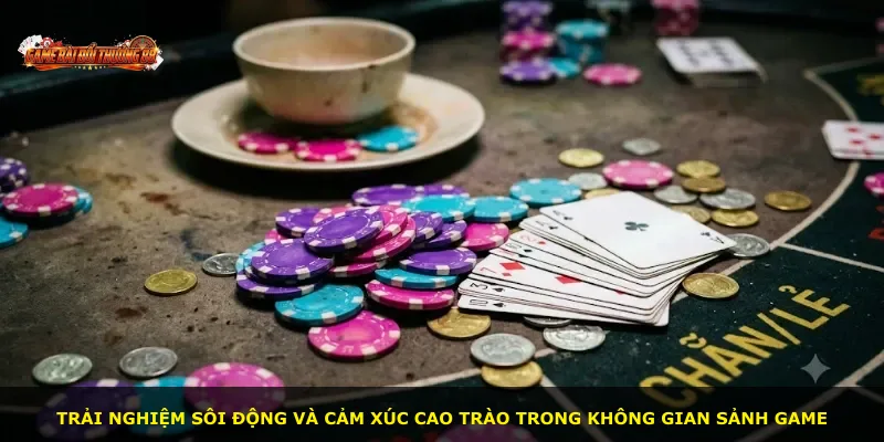 Trải nghiệm sôi động và cảm xúc cao trào trong không gian sảnh game