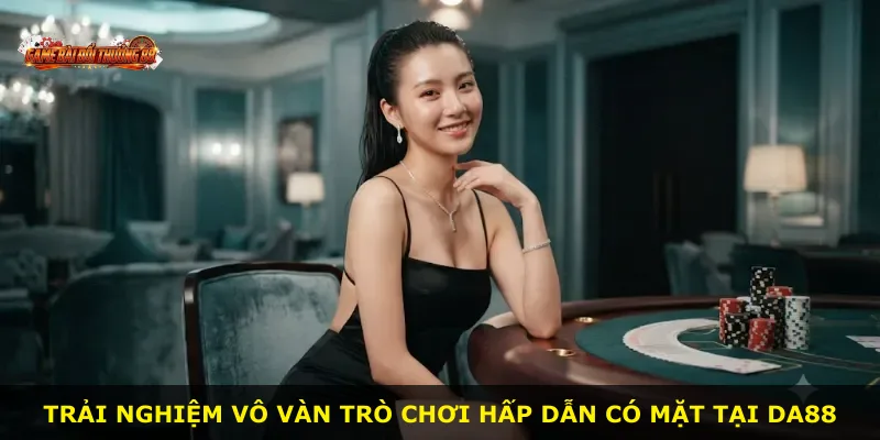 Trải nghiệm vô vàn trò chơi hấp dẫn có mặt tại DA88