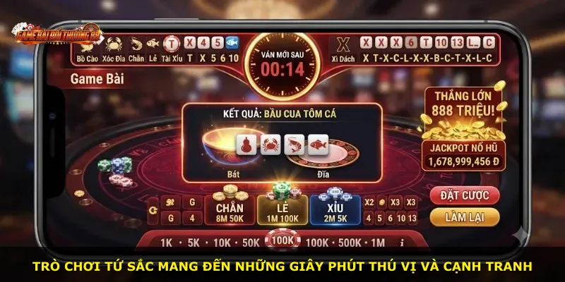 Trò chơi Tứ Sắc mang đến những giây phút thú vị và cạnh tranh